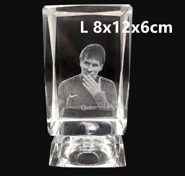 3D Laser Square Crystal Photo Frame With Love Custom Glass Cube - P12 Hub Europe