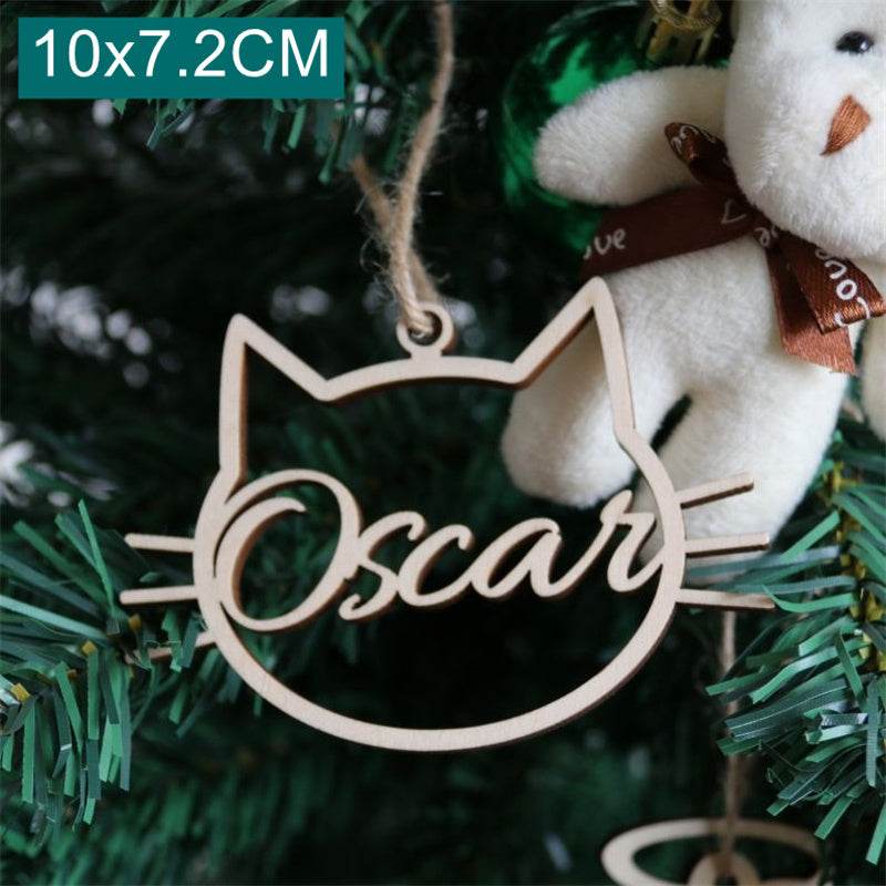 Christmas Tree Wooden Pendant Ins Mini Holiday Love - P12 Hub Europe