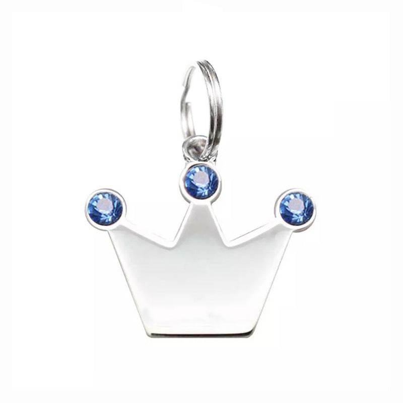 Crown Rhinestone Listed Pet Collar Ornament - P12 Hub Europe