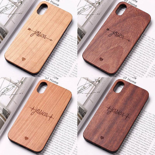 Compatible with Apple , Mobile phone case made of solid wood - P12 Hub Europe