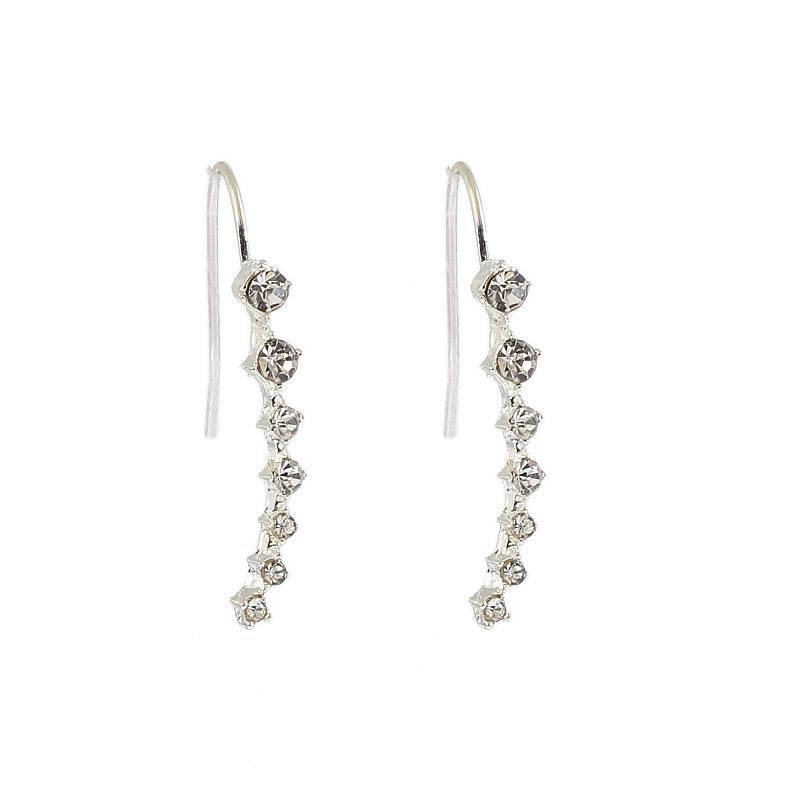 7 long rhinestone bridal earrings - P12 Hub Europe
