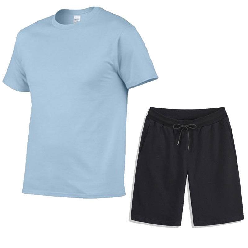 Cotton Short-sleeved Suit T-shirt Casual Sports - P12 Hub Europe