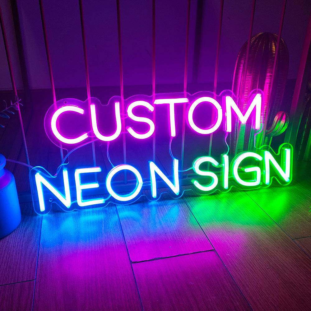 Colorful Neon Letter Modeling Light Custom Neon Sign DIY - P12 Hub Europe
