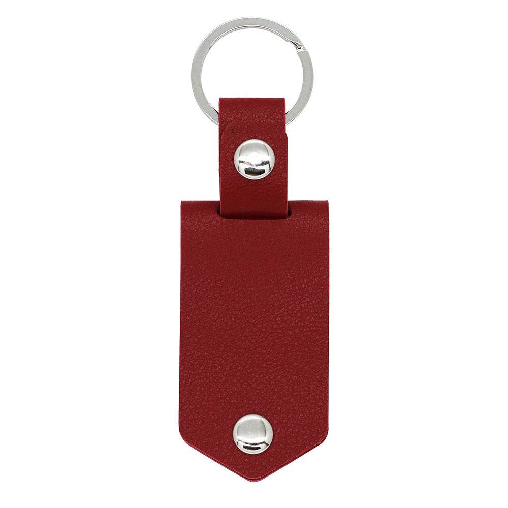Leather Photo UV Color Printed Keychain - P12 Hub Europe