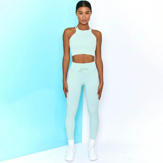 Fashion Casual Solid Color Knitted Yoga Suit - P12 Hub Europe