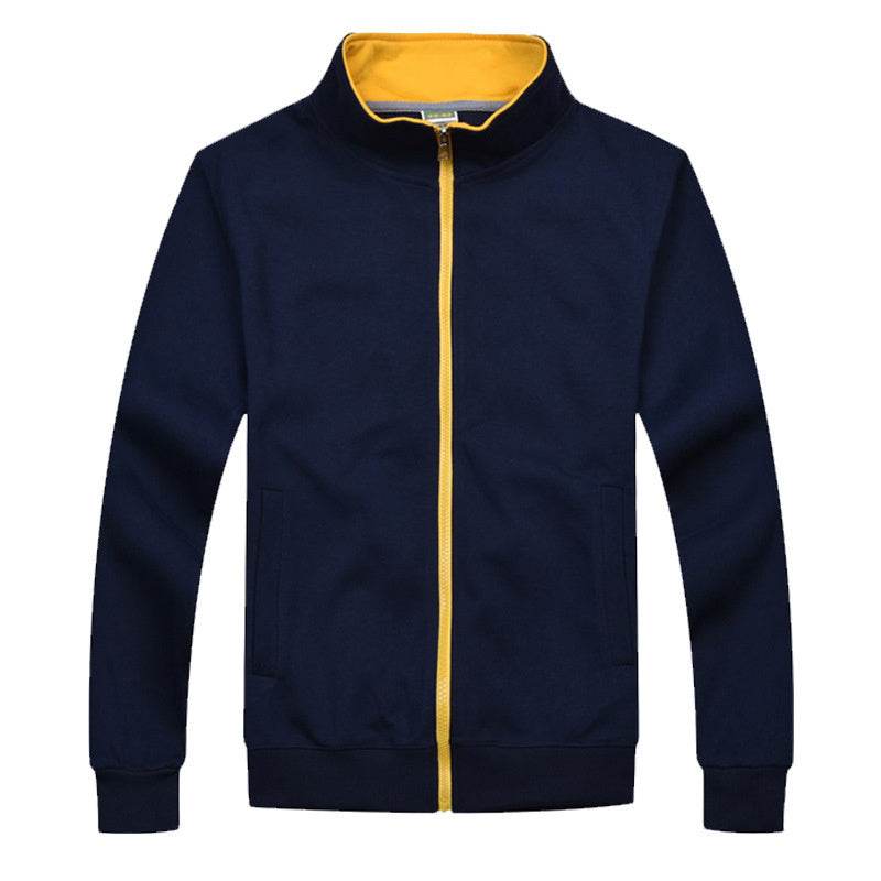 Men's Korean Style Contrast Color Stand Collar Sweatshirt - P12 Hub Europe