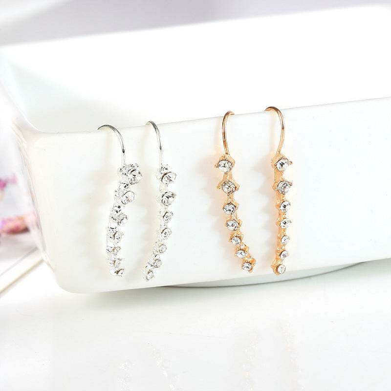 7 long rhinestone bridal earrings - P12 Hub Europe