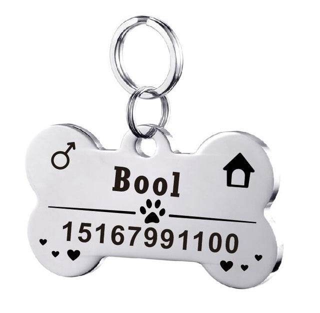 Personalized Dog ID Tag Stainless Steel Pet ID Tag - P12 Hub Europe