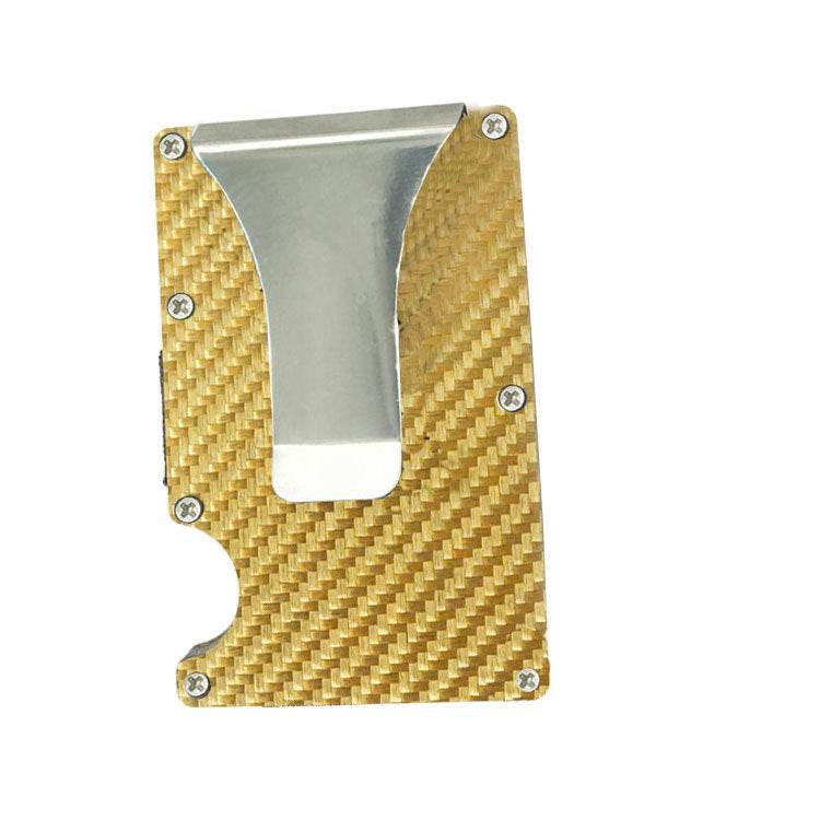 Carbon Fiber Card Holder RFID Metal Wallet - P12 Hub Europe