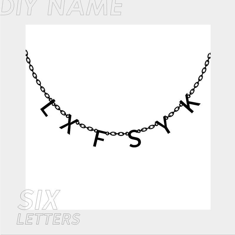 Personalized Alphabet Name Necklace DIY - P12 Hub Europe