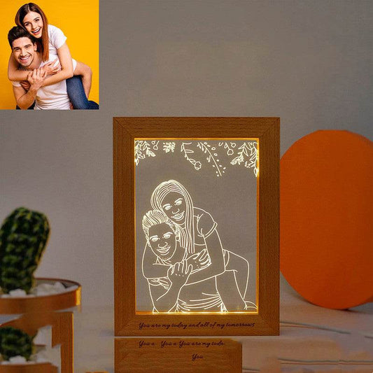 Acrylic Lamp, Photo Frame Night Light - P12 Hub Europe