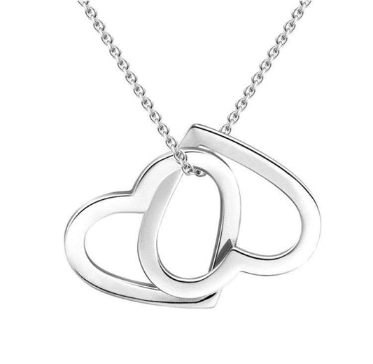 Personalized Customization Of Double Heart Necklace Lettering - P12 Hub Europe