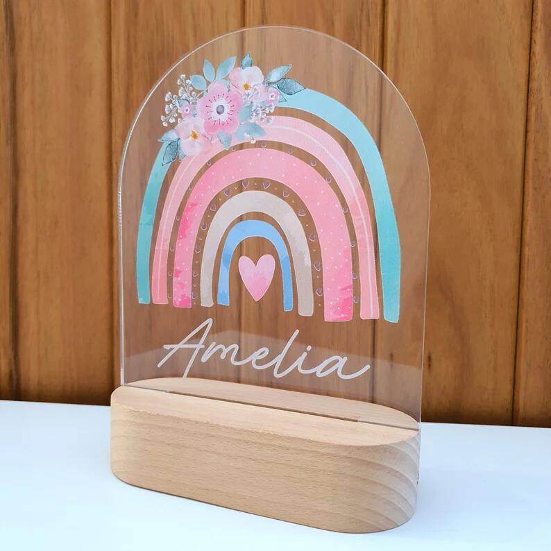 Personalized Colorful Night Light Baby Gift Night Light - P12 Hub Europe