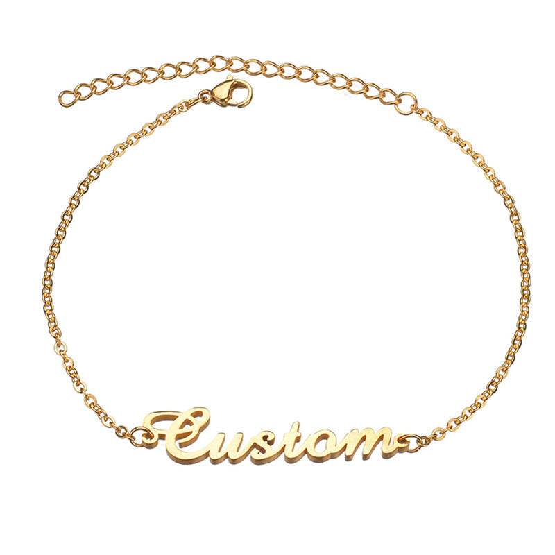 Personalized Creative Stainless Steel Custom Cut Name Bracelet - P12 Hub Europe