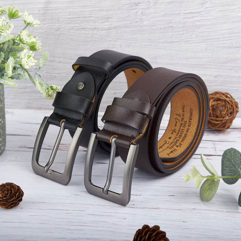 Father's Day Gift European Retro Men's Needle Buckle Belt - P12 Hub Europe
