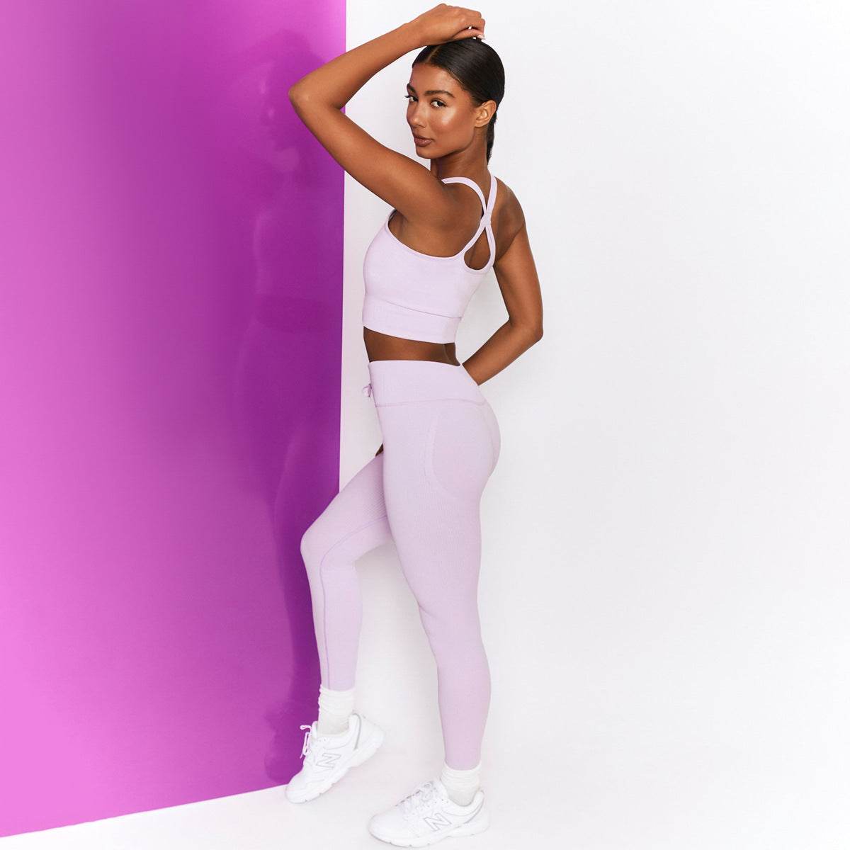 Fashion Casual Solid Color Knitted Yoga Suit - P12 Hub Europe
