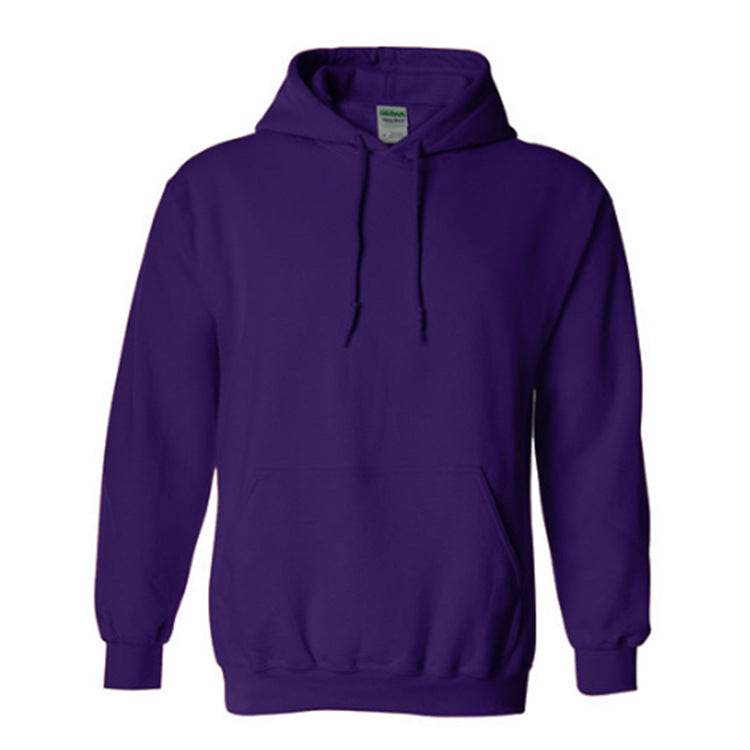 Customized Plush Hooded Sweater With Thin Solid Color Casual American Style - P12 Hub Europe