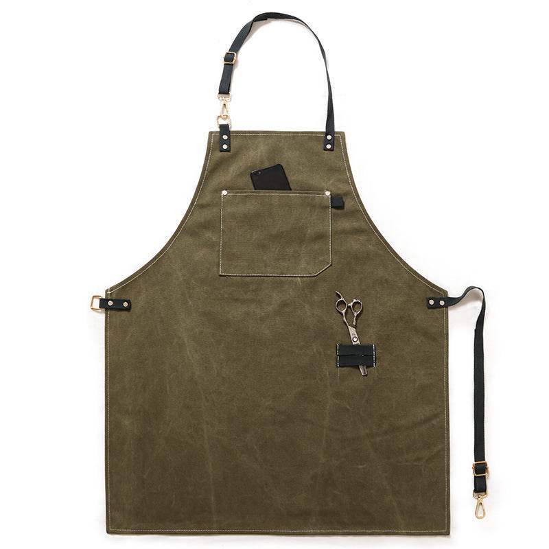 Barber Barista Canvas Customizes Apron - P12 Hub Europe