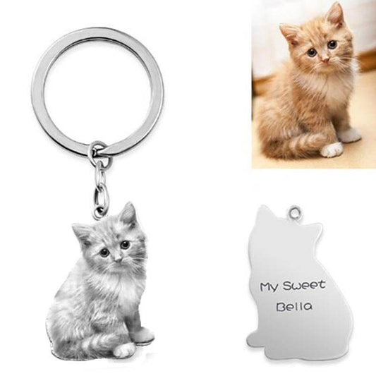 Private Custom Pet Character Photo Necklace Keychain - P12 Hub Europe