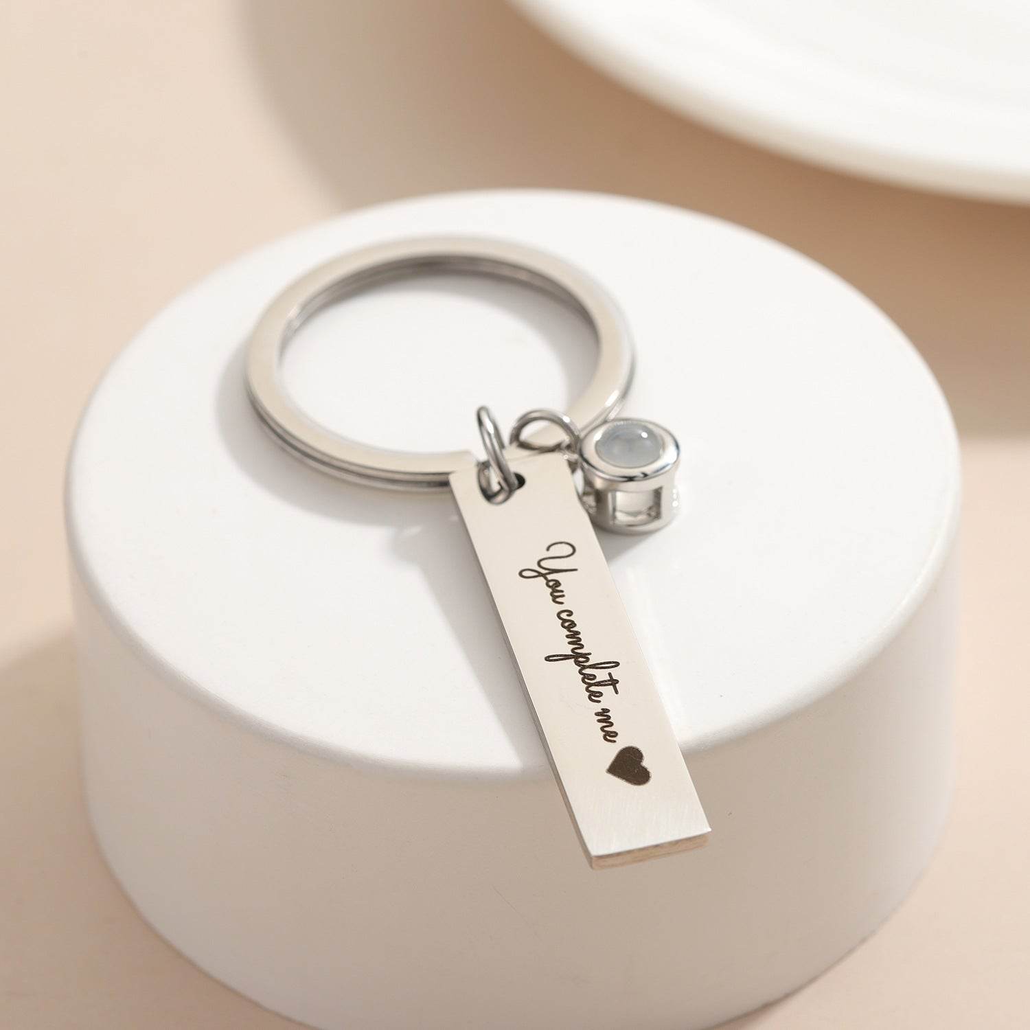 Color Photo Projection Keychain For Couples - P12 Hub Europe