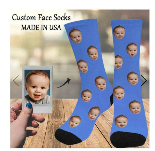 Personalized Photo Fun Socks To Map To Make Tube - P12 Hub Europe