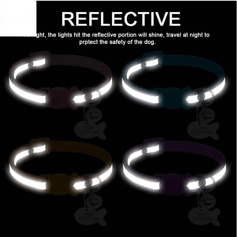 Collar Reflective Bell Adjustable Safety Buckle - P12 Hub Europe