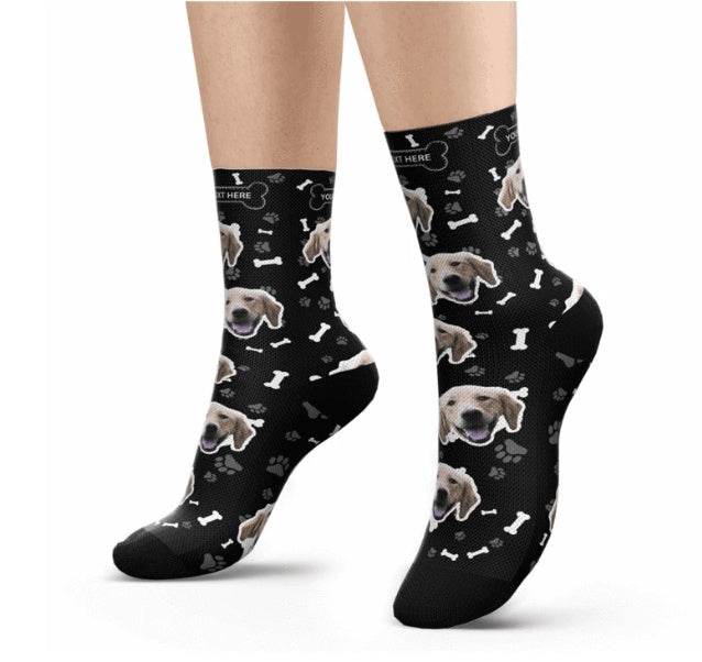 Personalized Custom Pet Head Print Socks For Dog Cat Lover - P12 Hub Europe