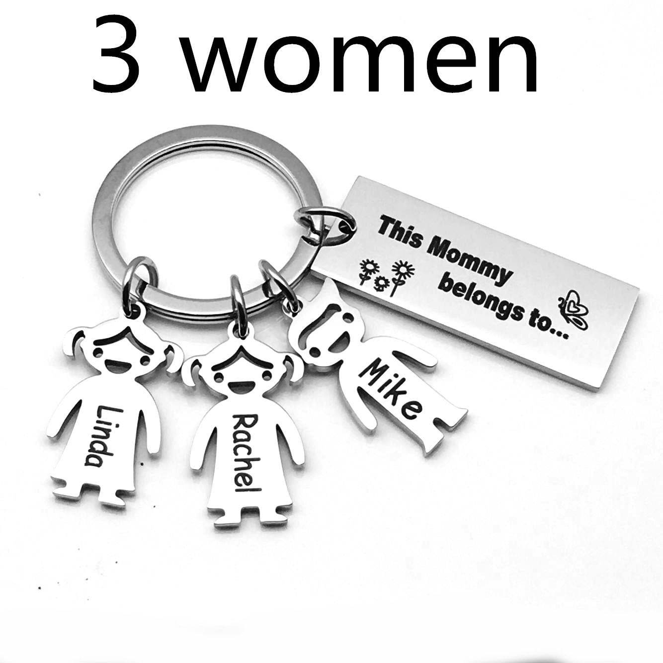 Stainless Steel Boy And Girl Keychain - P12 Hub Europe