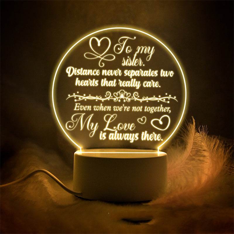 Personalized 3D Night Light With Text And Photo - P12 Hub Europe