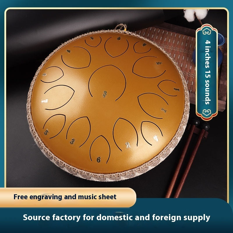 14-inch 15-tone Hollow Drum Percussion Musical Instrument