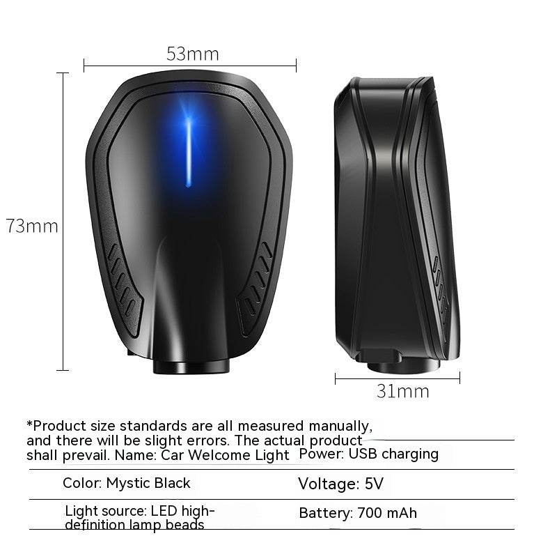 F2 Rechargeable Car Wireless Welcome Light - P12 Hub Europe