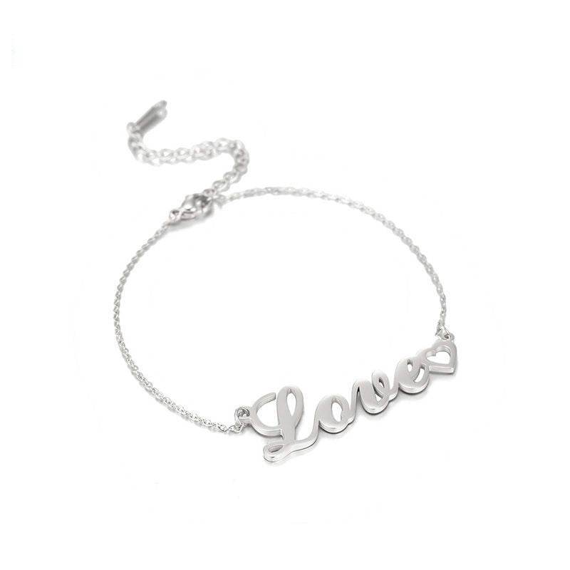 Personalized DIY Custom Name Bracelet Stainless Steel - P12 Hub Europe