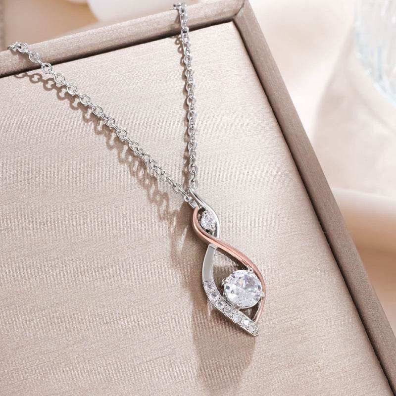 Simple Smart Necklace Two-color Electroplating - P12 Hub Europe