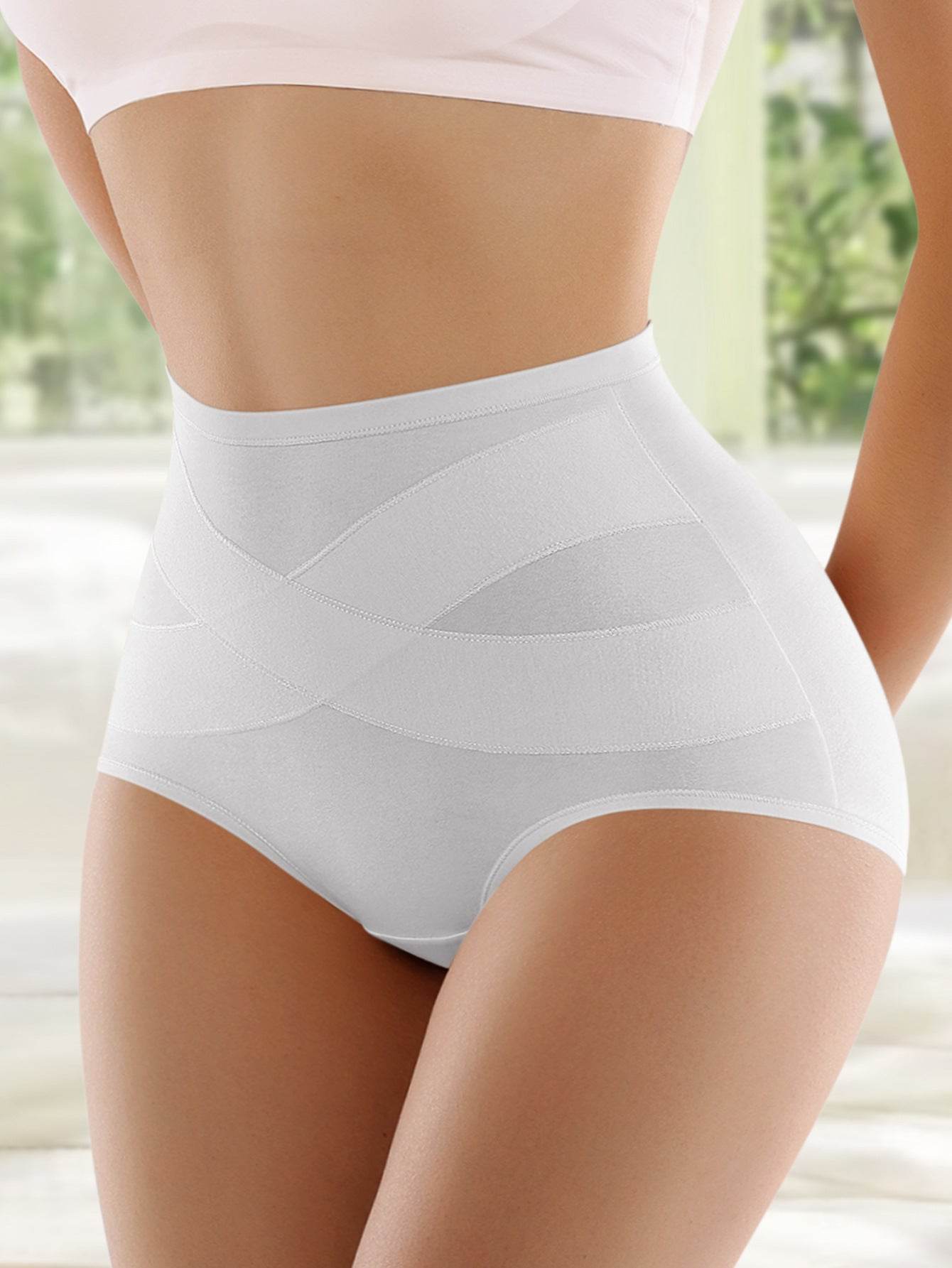 High Waist Shaping Briefs Large Size Ladies' Underwear - P12 Hub Europe