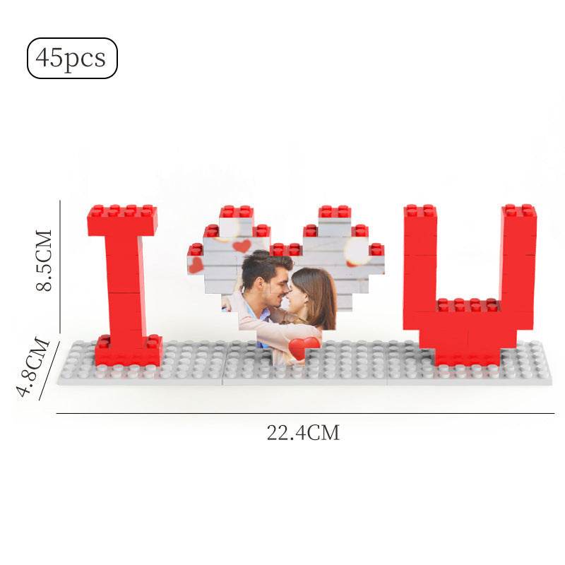 Creative Customised Heart Ornament Photo Puzzle Blocks - P12 Hub Europe