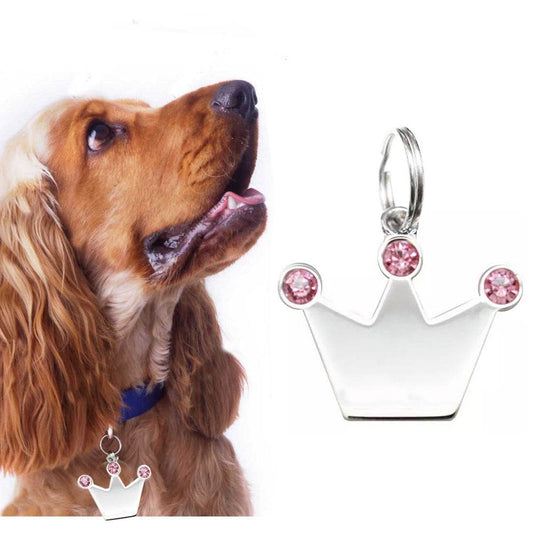Crown Rhinestone Listed Pet Collar Ornament - P12 Hub Europe