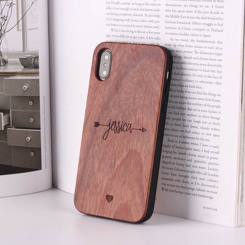 Compatible with Apple , Mobile phone case made of solid wood - P12 Hub Europe