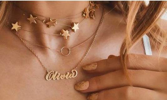 Personalization Titanium Steel Custom Name Necklace - P12 Hub Europe