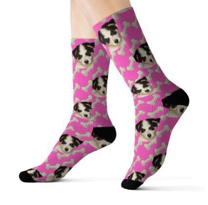 Personalized Custom Pet Head Print Socks For Dog Cat Lover - P12 Hub Europe
