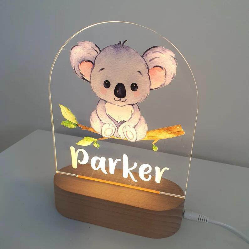 Personalized Colorful Night Light Baby Gift Night Light - P12 Hub Europe