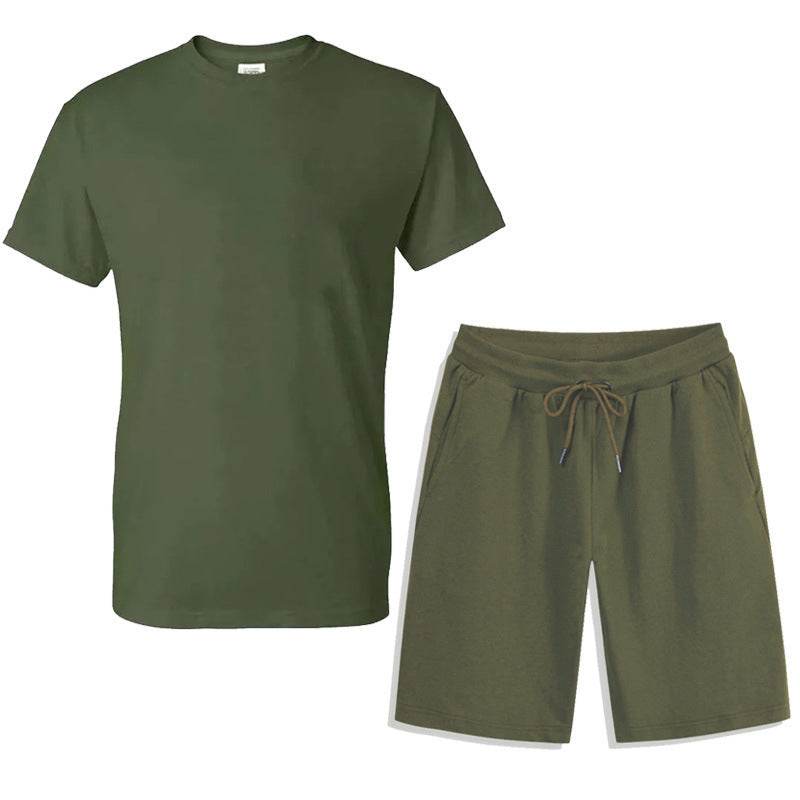 Cotton Short-sleeved Suit T-shirt Casual Sports - P12 Hub Europe