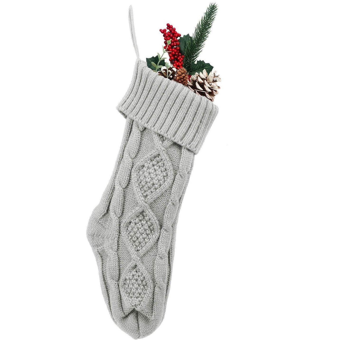 Embroidered Knitted Christmas Socks Decorative Products - P12 Hub Europe