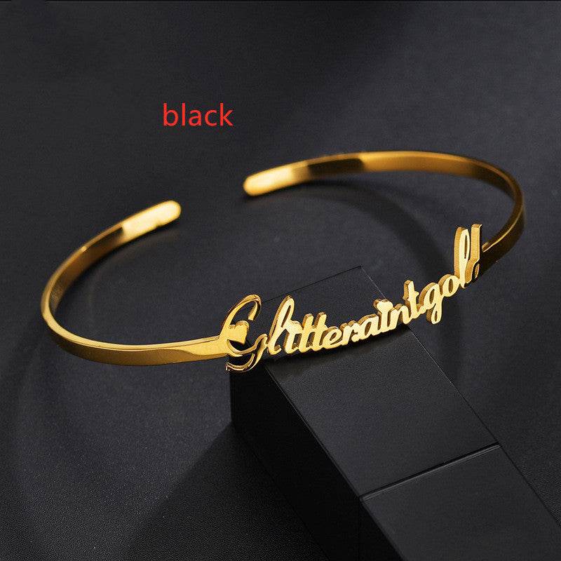 DIY Custom Stainless Steel Name Bracelet - P12 Hub Europe