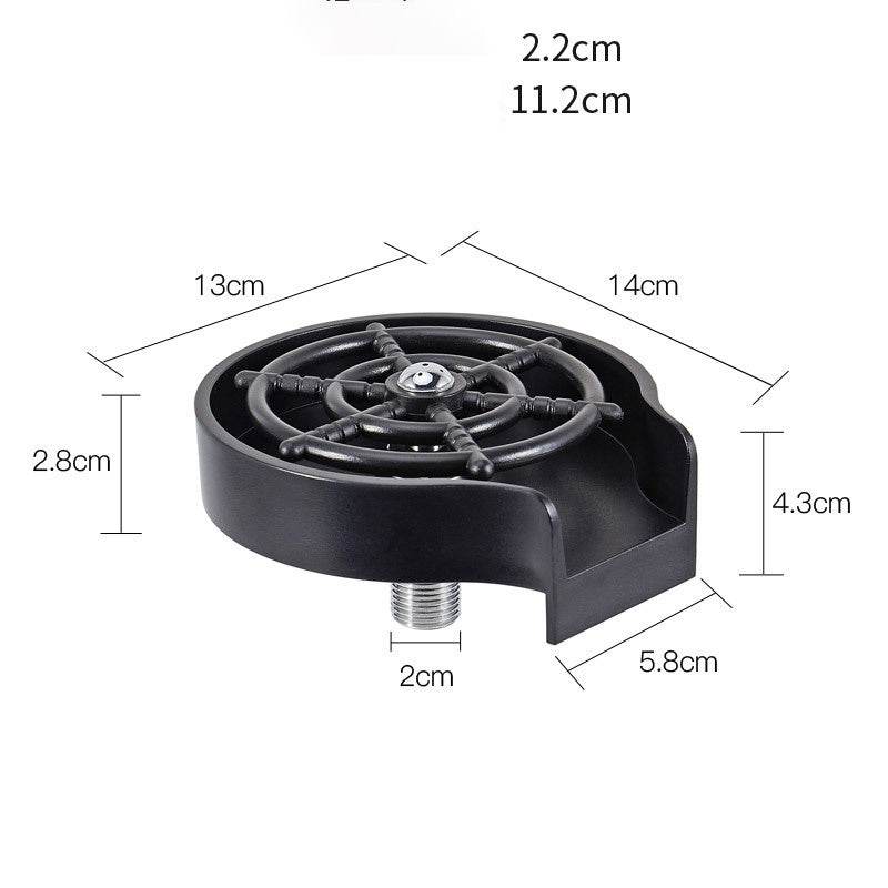 Bar Counter Cup Washer Sink High-pressure Spray Automatic Faucet Coffee Pitcher Wash Cup Tool Kitchen - P12 Hub Europe