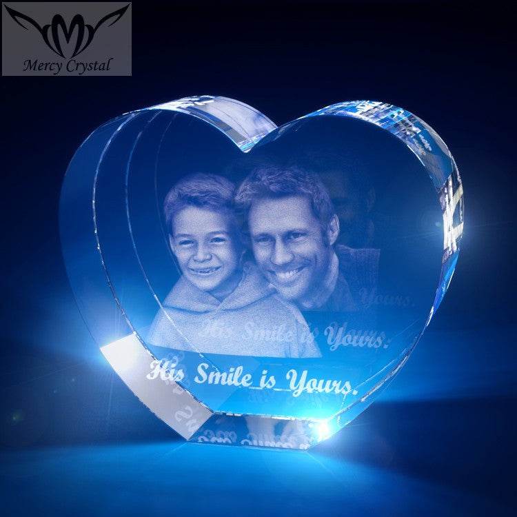 crystal photo custom laser engraving crystal sphere - P12 Hub Europe