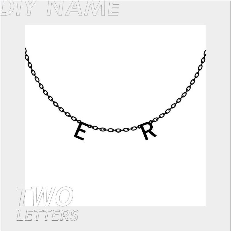 Personalized Alphabet Name Necklace DIY - P12 Hub Europe