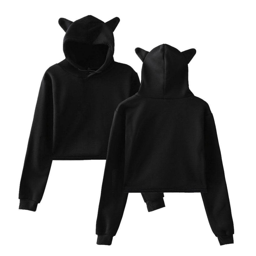 Sweatshirt Women Hoodie Pullover Clothes For Girls Streetwear Spring Long Sleeve Crop Top Hoodies - P12 Hub Europe