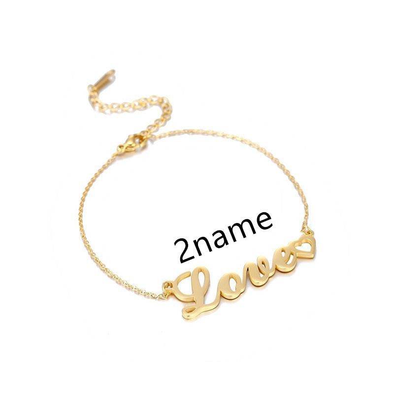 Personalized DIY Custom Name Bracelet Stainless Steel - P12 Hub Europe