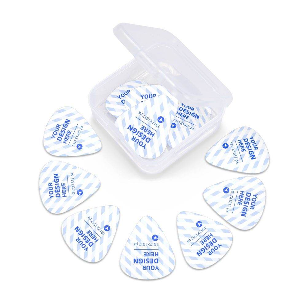 12-Piece Comfortable Edge Smooth Guitar Picks - P12 Hub Europe