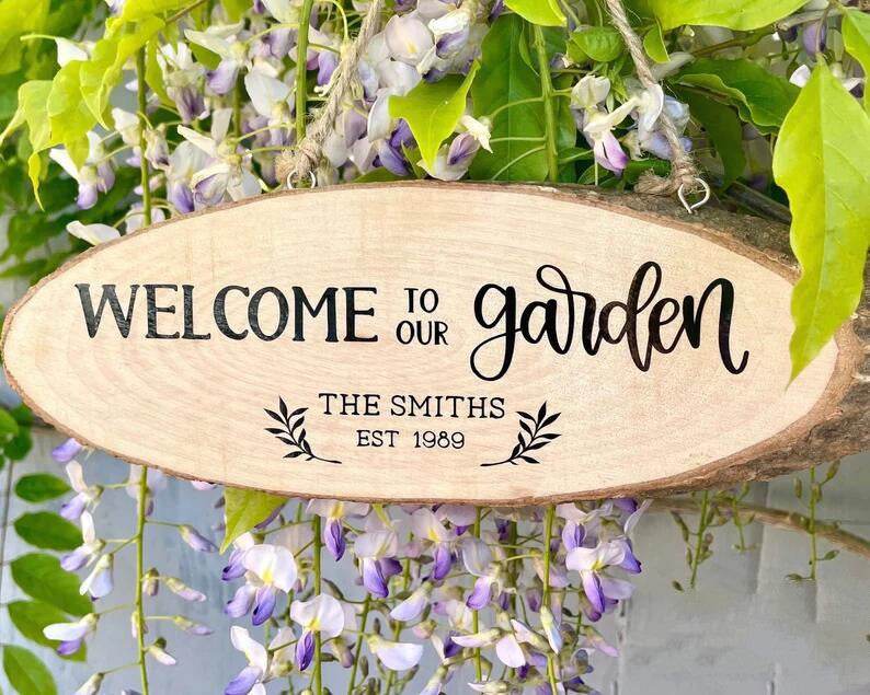 Personalized Wooden Garden Plaque Christmas Gift - P12 Hub Europe